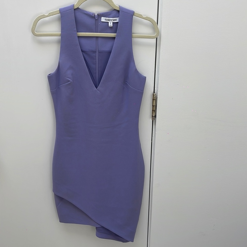 Elizabeth and James fitted lavender dress size 4